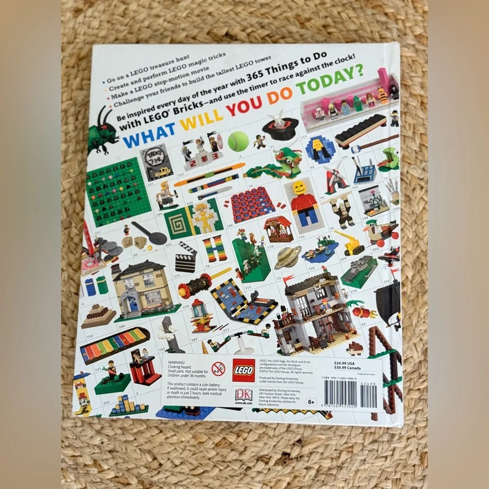 🌾 LEGO 365 Things to Do with LEGO Bricks - Colorful Activity Book